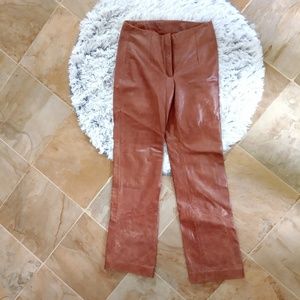 Wilsons's Leather Brown Leather Pants 50s Retro